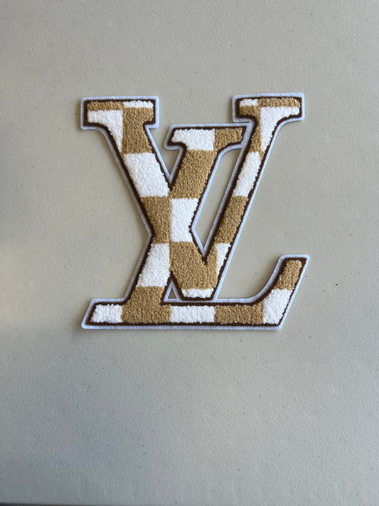 Checkered LV Patch