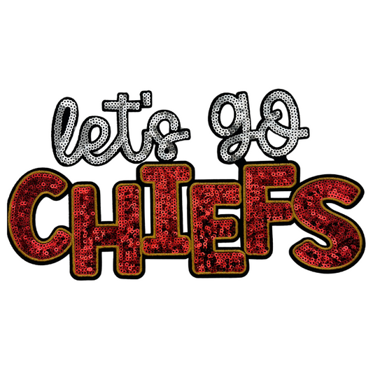 Lets Go Chiefs Patch