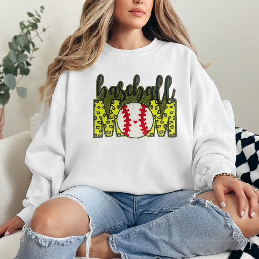 Baseball Mom Patch
