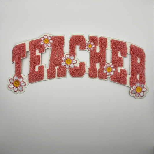 Flower Teacher Patch