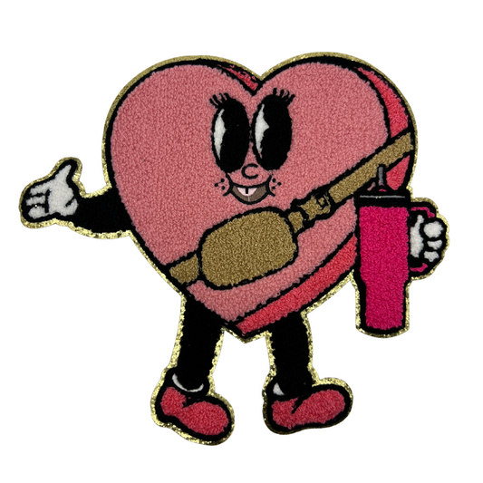 Heart Crossbody Tumbler Patch