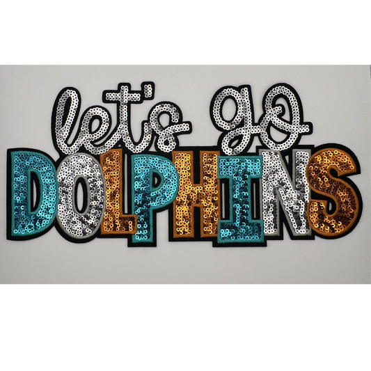 Lets go Dolphins Patch