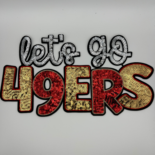 Lets Go Niners Patch